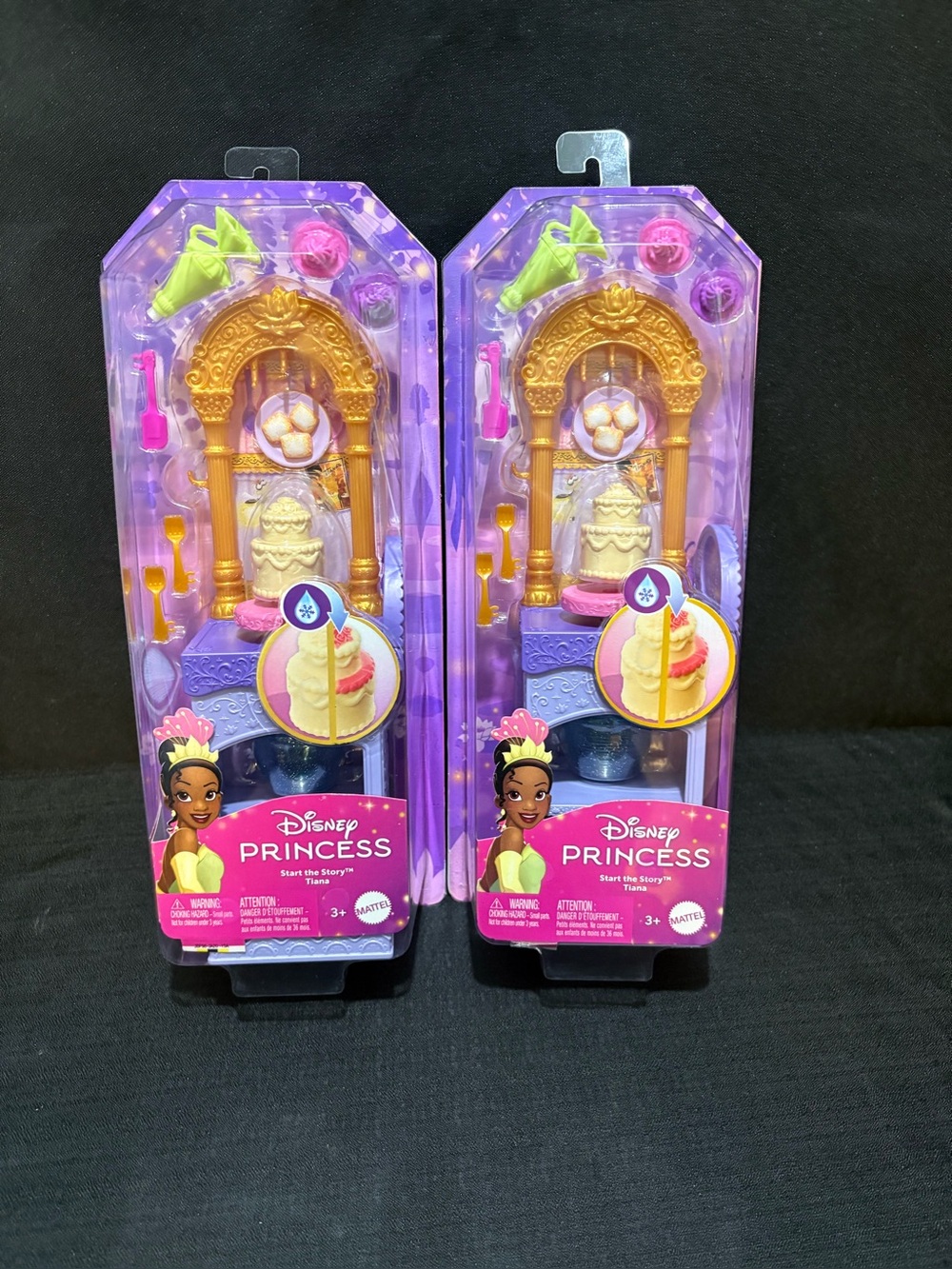 2 Disney Princess Enchanted Stories Tiana Pastry Shop Accessory Set